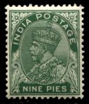 Индия 1932 - 1936 гг. • Gb# 233 • 9 p. • Георг V • основной выпуск • стандарт • MNH OG VF ( кат. - £8 )