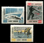 Албания 1963 г. • Mi# 793-5 • 0.5 - 6.50 L. • Зимние Олимпийские Игры, Инсбрук • виды спорта • MNH OG XF ( кат.- € 3 )
