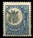 Танганьика 1922-1924 гг. • Gb# 79 • 30 c. • основной выпуск • жираф • стандарт • MH OG VF+ ( кат.- £ 7 )