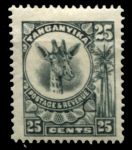 Танганьика 1922-1924 гг. • Gb# 78 • 25 c. • основной выпуск • жираф • стандарт • MH OG VF ( кат.- £ 10 )