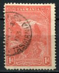 Австралия • Тасмания 1902-1904 гг. • Gb# 240 • 1 d. • Виды и достопримечательности • гора Велингтон • Used VF ( кат. - £4 )