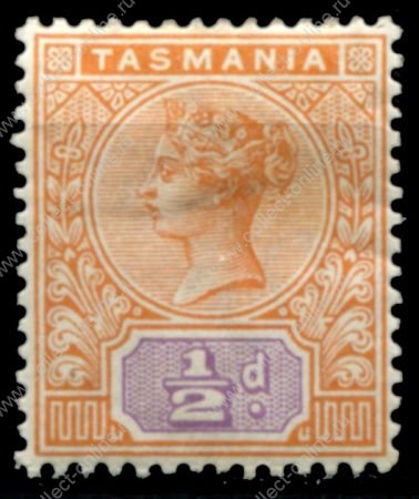Австралия • Тасмания 1892-1899 гг. • Gb# 216 • ½ d. • Королева Виктория • стандарт • MH OG VF ( кат.- £2,5 )