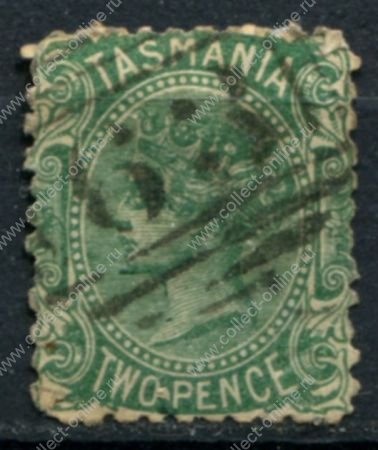 Австралия • Тасмания 1871-1878 гг. • Gb# 145 • 2 d. • Королева Виктория • стандарт • Used F