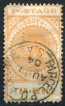 Южная Австралия 1902-1904 гг. • GB# 274 • 10 d. • Королева Виктория • "тонкие буквы" • стандарт • Used F-VF ( кат. - £14 )