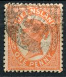 Квинсленд 1895-1896 гг. • Gb# 210 • 1 d. • Королева Виктория • Used VF